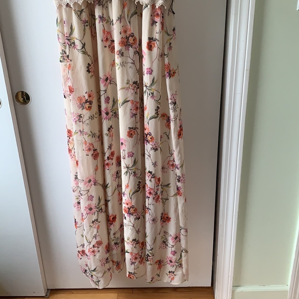 Adrianna Papell Bonita Floral Maxi Dress 22W - Picture 3 of 13